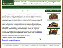 Tablet Screenshot of cosmiccoir.com